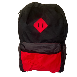 NWOT Black and Red full size Backpack
